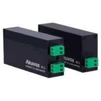 Kit de conversão de IP para 2 fios - 1 grupo de 2 cadeias de caracteres - 1 Grupo TCP/IP com RJ45 | Entrada/saída PoE - Dispositivos IP de alimentação via 2 fios - Adequado para quadros e monitores - Alimentação padrão PoE