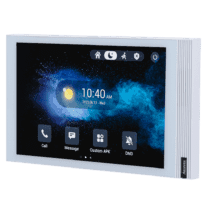 Monitor Android 12.0 para vídeo porteiro - Ecrã IPS de 8" - Áudio bidireccional Crystal Clear | Easy UI - TCP/IP, PoE, SIP standard - Manutenção na nuvem | APPs de terceiros - Ligação de monitor e placas via Cloud