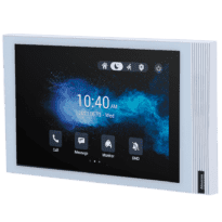 Monitor Android 12.0 para vídeo porteiro - Ecrã IPS de 8" - Áudio bidireccional Crystal Clear | Easy UI - TCP/IP, PoE, WiFi, Bluetooth, SIP padrão - Manutenção na nuvem | APPs de terceiros - Ligação de monitor e placas via Cloud