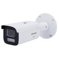 Hikvision câmara IP Bullet gama PRO ColorVu3.0 - Resolução 8 MPx | PoE IEEE802.3at - ColorVu3.0: imagem a cores HIKAI-ISP F1.2 1/1.8" - Lente Motorizada 2.8 - 12 mm - AcuSense3.0 | Luz híbrida até 60m -  Alarmes 1/1 | IP67 | IK10 | NEMA 4X