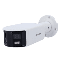 Hikvision - Câmara Panorâmica Bullet IP da gama PRO - Resolução 4 Megapixel (3040x1368) - Lente 2.8 mm | ColorVu | Microfone e altifalante - Luz branca 40 m | Sirene e flash dissuasor - Deteção de movimento 2.0 | AcuSense
