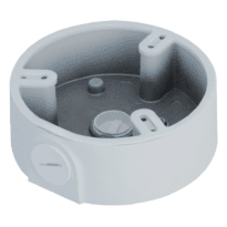 Caixa de conexões - Apto para uso exterior - Instalação em tecto ou parede - Passador de cabos - Liga de alumínio - Cor branco