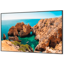 Monitor SAFIRE DLED 75" 4K  - Resolução 3840x2160 - Android 14 - Entradas múltiplas /saídas - Utilização intensiva 24/7 - Suporte de parede incluído
