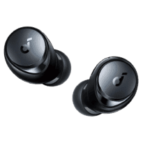 Auscultadores sem fios A40 Soundcore - 12 horas de reprodução  - Cancelamento adaptativo de ruído - 6 microfones / Hi-Res Audio - Personalização através da aplicação Soundcore - Resistente à água IPX5