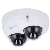 X-Security Cámara IP Domo dual - 2x 4 Megapíxel  (2560x1440) - Lente fija 2.8mm - WDR 120dB | Dual Light(IR 60m y Luz Blanca 60m)
 - WizSense, con clasificación de humano y vehículo
 - MicroSD 256GB / IP67 & IK10