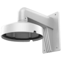 Suporte de parede - Apto para dome - Apto para uso no exterior - Cor branco - Passador de cabos