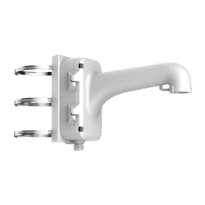 Suporte de poste - Impermeável - Apto para uso no exterior - Adequado para instalação em parede - Cor branco