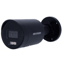Hikvision - Câmara Bullet IP da gama PRO - Resolução 6 Megapixel (3200x1800) - Lente 2.8 mm | Microfone duplo em matriz - luz híbrida alcance 40 m | MicroSD - Deteção de movimento 2.0 | AcuSense | PoE