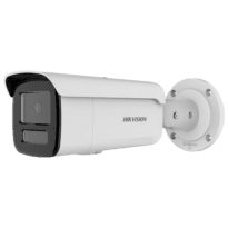 Hikvision câmara Bullet IP gama PRO - Resolução 4 Megapixel (2688x1520) - Lente 2.8 mm - Alcance da luz híbrida 60 m - Microfone duplo em matriz | MicroSD | PoE | IP67 - Deteção de movimento 2.0 | AcuSense