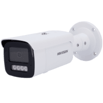 Hikvision Cámara Bullet IP gama PRO - Resolución 4 Mpx (2688x1520) - Lente 2.8 mm - Luz híbrida 80 m | WDR 120 dB - Detección movimiento 2.0 | AcuSense  - IP67 | PoE | MicroSD | Micrófono en array