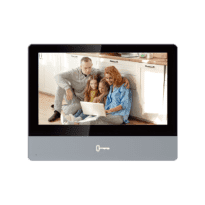 Monitor para videoporteiro - Ecrã táctil IPS de 7" - Áudio bidireccional - TCP/IP, WiFi, SIP - Ranhura para cartão microSD até 128 GB - Montagem na superfície