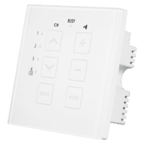 Panel de control - Instalación en pared - Compatible con DSPPA-MAG505 - Ajuste de volumen, selección de música - Silenciar y envío de audio local
