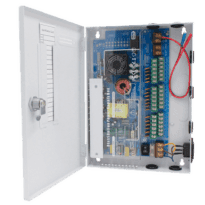 Caja de distribución de alimentación - Entrada AC 180 V~246 V - 18 salidas Fuse - Protección por fusible rearmable - Voltaje de salida 12 V / 250 W - Carcasa metálica