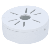 Caixa de conexões - Apto para uso exterior - Instalação em tecto ou parede - Passador de cabos - Plástico - Cor branco