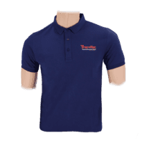 ThermTec - Tamanho de camisa pólo XL - Azul-marinho