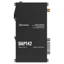 Teltonika Access Point Industrial - 2 portas Ethernet RJ45 Fast Ethernet - Porta série RS232 - Wi-Fi 802.11b/g/n 2.4GHz - Caixa de alumínio