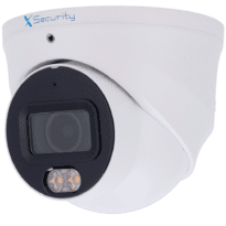 X-Security Câmara IP Turret Wizcolor - 4 Megapíxel (2688x1520) | Sensor 1/1.8" F1.0 - Lente 2.8mm / LED branco 50m - WDR 120dB | Microfone embutido - WizSense, com classificação de pessoas e veículos - MicroSD 256GB | IP67
