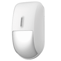 Detector PIR Branded - Sem fio 433MHz - Antena interna - Alcance 150m - Intervalo 12 m / Ângulo 90º - 1 x CR123 3V