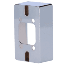 Caixa para interruptores - Compatível com a seleção de produtos - Instalação em superfície - fabricado em liga de zinco - Dimensões 86 (A) x 50 (L) x 30 (P) mm - Orifício para conexões