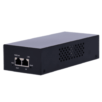 Injector PoE - Entrada/Saída RJ45 10/100/1000 Mbps - Potência 90 W - Distância máxima 100 m - PoE/PoE+/Hi-PoE IEEE802.3af/at/bt - Estabilizado e protegido