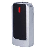 Leitor de acesso - Acesso por Cartão MF - Indicador LED e acústico - Wiegand 26/34 - Compatível com equipamentos de terceiros - Adequado para exterior IP68 | Metal