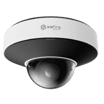Safire Smart - Câmara MiniDomo IP gama I1 AI Avançada - Resolução 6 Megapixel (3296×1856) - Lente 2.8 mm | Microfone | IR 20m - IA avançada:Humano, veículo e veículo 2 rodas - Impermeabilidade IP67 | PoE (IEEE802.3af)