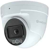 Safire Smart câmara Turret IP gama I1 com AI-ISP - Sensor 1/1.8" grande abertura F1.0 Night Color X - Resolução 4 Megapixel (2688x1520) | MicroSD 1TB - Lente 2.8 mm | Microfone incorporado | LED 30m - IA:Classificação de pessoas e veículos| Metadados - Impermeabilidade IP67 | PoE (IEEE802.3af)