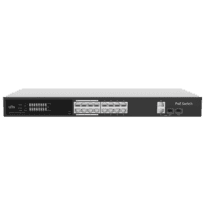Uniview Switch PoE Cloud Administrável - 16 PoE802.3af/at + 2 uplink RJ45 + 2 SFP - 16 RJ45 FE + 2 GE + 2 SFP - 30W por porta 802.3af/at / Máximo 250W - VLAN/Isolamento de portas/Detecção de loop - Limite de velocidade da porta
