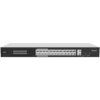 Uniview Switch PoE Cloud Administrável - 24 RJ45 GE + 2 uplink RJ45 GE +2 SFP - VLAN/Isolamento de portas/Detecção de loop - Limite de velocidade da porta