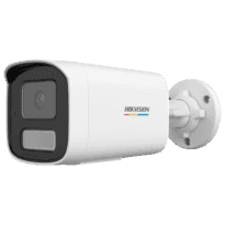 Hikvision câmara IP Bullet gama VALUE ColorVu3.0 - Resolução 4 MPx | PoE IEEE802.3af - ColorVu3.0: imagem a cores HIKAI-ISP F1.0 1/1.8" - 2.8 mm | Microfone | Luz híbrida até 50m - Detecção de movimento 3.0 -  IP67