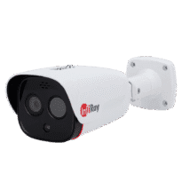 Câmara térmica InfiRay IP FB2 series - Sensor térmico VOx FPA 256x192 12m Lente 10mm - Sensor visível 1/2.8" CMOS 5Mpx | Lente 12mm - Sensibilidade térmica 40mK - Faixa de medição de temperatura -20ºC~550º/±2ºC ou ±2%. - Deteção preventiva de incêndios e intrusões