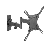 Suporte com braço - Peso suportado 20Kg - VESA 200x200mm - Distância à parede de 60~273mm - Declive -12º / +5º - Transformar -90º / -90º