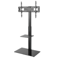 Suporte de chão com base - Peso suportado 40Kg - VESA 600x400mm - Altura ajustável