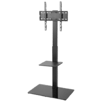 Suporte de chão com base - Peso suportado 40Kg - VESA 400x400mm - Altura ajustável