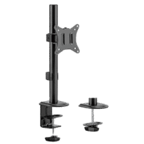 Poste para monitor - Instalación en mesa - Carga máxima 9Kg - Inclinación -45º +45º - VESA 75x75 - VESA 100x100mm