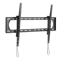 Suporte com inclinação - Peso suportado 120Kg - VESA 1000x600mm - Distância à parede 80mm - Declive +10° / -10°