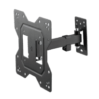 Suporte com braço - Peso suportado 30Kg - VESA 100x100mm - VESA 200x200mm - Distância à parede de 56~204mm - Declive -8º / +5º
