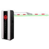 Barreira de estacionamento de alto desempenho - Braço angular em 90º (3 m) - Abertura à esquerda | 10.000.000 ciclos - Indicadores LED | Modo de emergência - Possibilidade de bateria de backup - Apta para Exterior IP54