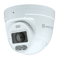 Safire Smart - Câmara Turret IP gama I1 AI Avançada e DualLight - Resolução 4 Megapixel (2688x1520) - Lente motorizada 2.7~13.5mm | IV 40m & WL 30m  - IA avançada:Perímetro, Facial, Contagem, Metadados - IP66 | PoE.af | Dissuasão ativa | Alarmes | P2P