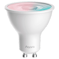Lâmpada LED Aqara T2 (RGB CCT, GU10)) - Zigbee 3.0 / Thread / Bluetooth - Suporta Matter - Requer o AQARA HUB 3.0 / Border Router - 25.000 Horas de vida - Compatível com Apple Homekit, Google, Alexa
