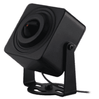 Mini Câmara IP AI EASY-P Pinhole - 4MP | Lente 3.7 mm - Microfone | WDR 120 dB - Instalação Plug & Play - IA por humanos e/ou veículos - PoE | P2P