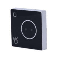 Botão de saída sem contacto Bluetooth - Sensor infravermelho com LED indicador - Testado 1.000.000 usos | APP Tuya Smart - NO/NC/COM | Superfície - Dimensões 86 (A) x 86 (L) x 16 (P) mm - Fabricado em plástico