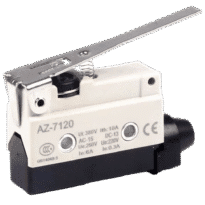 Tamper para rack - Contacto seco NO/NC/COM - Palanca de 77 mm de longitud - Fabricado en ABS