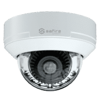 Safire Smart - Câmara Turret IP gama I1 AI Advanced - Lente motorizada 2.7~13.5 | 4 Mpx (2688×1520) - Microfone | IV 50m | Luz branca 40 m | Microfone | WDR - IA avançada:Perímetro, Facial, Contagem, Metadados - IP67 | IK10 | PoE (IEEE802.3af) | 3 eixo