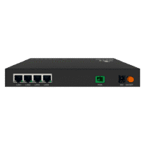 V-SOL - 1*XPON+4GE(PoE+) ONU -  4x RJ45 10/100/1000Mbps PoE+/PoE,IEEE 802.at/af - Funções de camada 2 - Ideal para FTTx e videovigilância