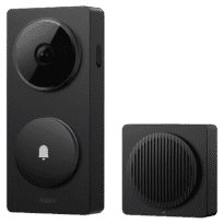 Aqara Smart Home G410 Doorbell Cam/Hub Black - WiFi 2.4Ghz / Zigbee 3.0 - Matter over Zigbee - Hub concentrador domótico - Sensor de presença - Compatível com Apple Homekit, Google, Alexa