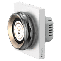 Aqara Ecrã tátil Dial V1 UE - Ecrã LCD / Rotação Háptica - Conectividade Wi-Fi / Zigbee / Bluetooth / Matter - 2 interruptores integrados - 2 interruptores sem fios - Compatível com Apple Homekit, Google, Alexa