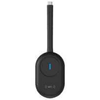 Compatível com interativas D5B/C/D  - Dongle para transmissão sem fios - Resolução máxima 4K - Ligação USB-C