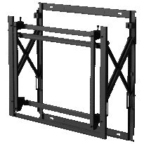 Suporte de parede para videowall - VESA 600x400 mm - Distância à parede 65-239 mm