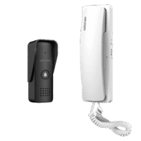 Kit de videoporteiro - Tecnologia 2 fios analógicos - Placa e interfone - Conexão por 2 fios - Instalação Plug & Play - Montagem à superfície | IP55